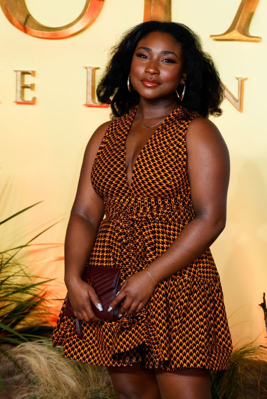 LAURYN AJUFO at Mufasa: The Lion King UK Premiere at Cineworld Leicester Square in London 12/11/2024