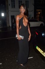 LEOMIE ANDERSON Arrives at Soho Mews Mayfair 12/01/2024