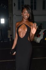 LEOMIE ANDERSON Arrives at Soho Mews Mayfair 12/01/2024