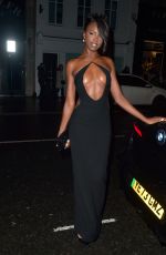 LEOMIE ANDERSON Arrives at Soho Mews Mayfair 12/01/2024