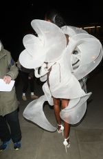 LEOMIE ANDERSON Arrives at Vas J Morgan British Fashion Awards Afterparty in London 12/02/2024