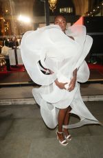 LEOMIE ANDERSON Arrives at Vas J Morgan British Fashion Awards Afterparty in London 12/02/2024