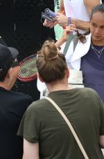 LEYLAH FERNANDEZ at Training Court at RAC Arena in Perth 12/29/2024