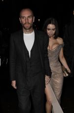 LILY COLLINS Leaves The Devil Wears Prada: The Musical World Premiere Party in London 12/01/2024