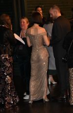 LILY COLLINS Leaves The Devil Wears Prada: The Musical World Premiere Party in London 12/01/2024