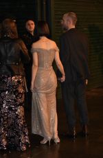 LILY COLLINS Leaves The Devil Wears Prada: The Musical World Premiere Party in London 12/01/2024
