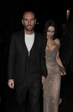 LILY COLLINS Leaves The Devil Wears Prada: The Musical World Premiere Party in London 12/01/2024