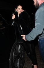 LILY JAMES Leaves Chiltern Firehouse in London 12/20/2024
