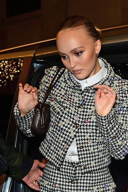 LILY-ROSE DEPP Arrives at Nosferatu Screening in London 12/03/2024