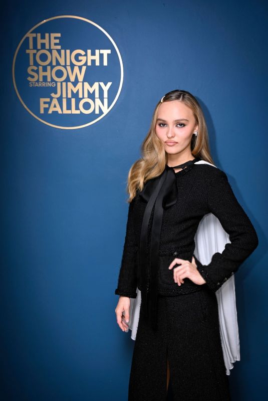 LILY-ROSE DEPP at Tonight Show Starring Jimmy Fallon 12/16/2024