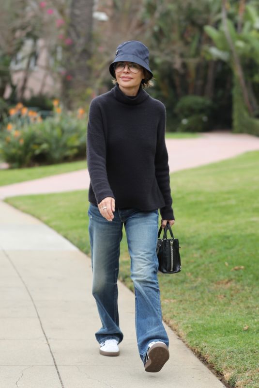 LISA RINNA Arrives at The Beverly Hills Hotel in Los Angeles 12/23/2024