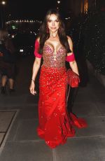 LIZZIE CUNDY Arrives at Mandarin Oriental Hotel in London 12/01/2024