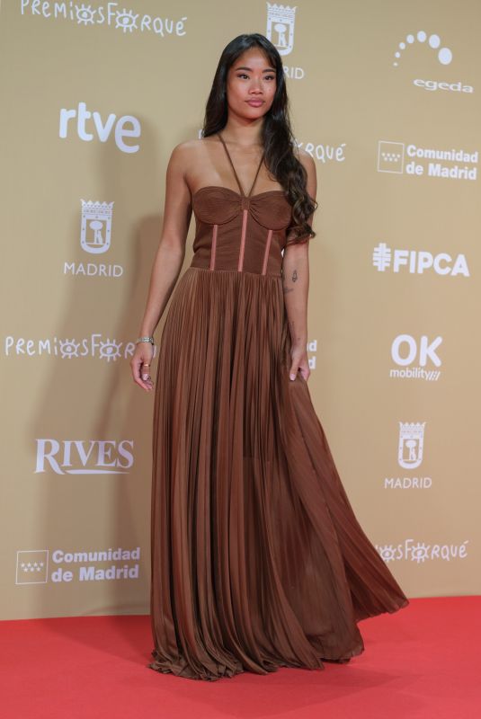 LOLA COVO at 30th Jose Maria Forque Awards in Madrid 12/14/2024