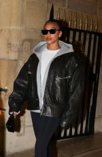LORI HARVEY and Her Mom Marjorie Night Out in Paris 12/03/2024