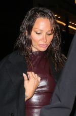 LOU TEASDALE Arrives at Vas J Morgan British Fashion Awards Afterparty with ASOS in London 12/02/2024