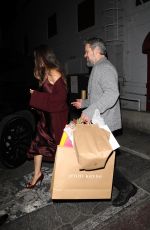 LUCIANA BARROSO Leaves Funke Restaurant in Beverly Hills 12/18/2024