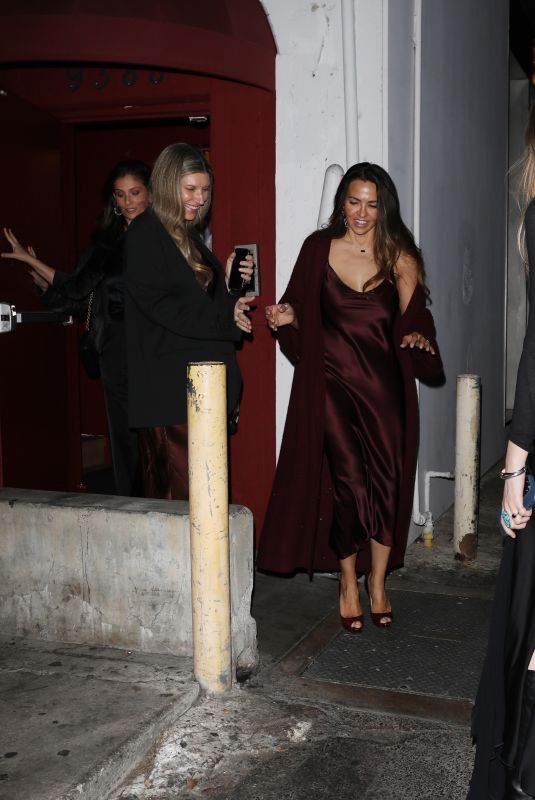 LUCIANA BARROSO Leaves Funke Restaurant in Beverly Hills 12/18/2024