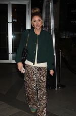 LUCY JO-HUDSON Arrives for Hollyoaks Reunion at Habbibi Restaraunt in Manchester 12/11/2024