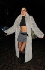 LUCY SYED Leaves Chiltern Firehouse in London 12/21/2024