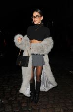 LUCY SYED Leaves Chiltern Firehouse in London 12/21/2024