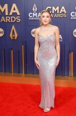 MADDIE FONT at 2024 CMA Awards in Nashville 11/20/2024