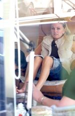 MALIN AKERMAN at a Nail Salon in Los Angeles 12/21/2024