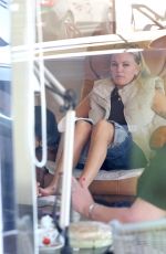 MALIN AKERMAN at a Nail Salon in Los Angeles 12/21/2024