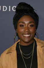 MALYNDA HLE at The Fire Inside Premiere in Los Angeles 12/04/2024