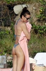 MAR FLORES in Bikini at a Beach in St Barths 12/26/2024