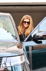 MARIA SHRIVER Waiting at Valet for Her Ride in Beverly Hills 12/23/2024