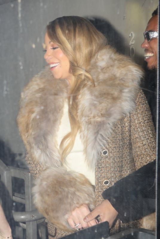 MARIAH CAREY and Anderson Paak Arrives at Catch Steak in Aspen 12/22/2024