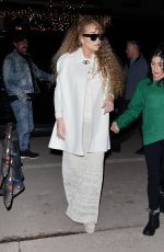 MARIAH CAREY Arrives at Louis Vuitton Store in Aspen 12/20/2024