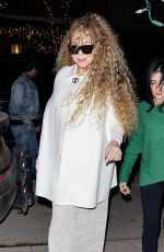 MARIAH CAREY Arrives at Louis Vuitton Store in Aspen 12/20/2024