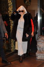 MARIAH CAREY Leaves Her Hotel in New York 12/17/2024