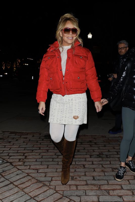 MARIAH CAREY Out for Dinner in Aspen 12/19/2024
