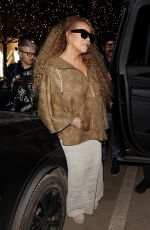 MARIAH CAREY Out Shopping at Moncler in Aspen 12/20/2024