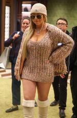 MARIAH CAREY Shopping at Gucci Store in Aspen 12/21/2024