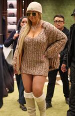 MARIAH CAREY Shopping at Gucci Store in Aspen 12/21/2024