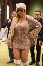 MARIAH CAREY Shopping at Gucci Store in Aspen 12/21/2024