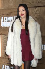 MARISSA REN at A Complete Unknown Premiere in New York 12/13/2024