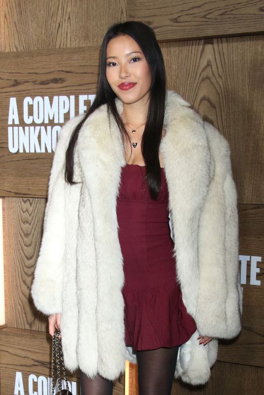 MARISSA REN at A Complete Unknown Premiere in New York 12/13/2024