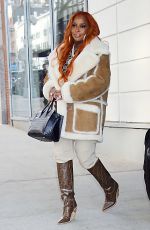 MARY J. BLIGE Arrives at Drew Barrymore Show to Promote Her Latest Album Gratitude in New York 12/17/2024