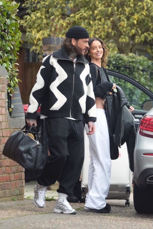 MAURA HIGGINS and Pete Wicks Out in London 12/23/2024