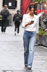 MAURA HIGGINS Arrives at Global Radio Studio in London 12/17/2024