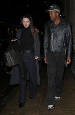 MAYA HENRY and Vas J. Morgan Arrives at Chiltern Firehouse in London 12/05/2024