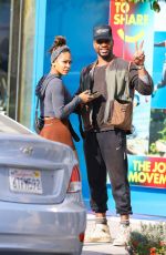 MEAGAN GOOD on Holiday Shopping in West Hollywood 12/24/2024