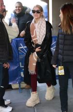 MEGHAN TRAINOR and Daryl Sabara Arrives at Madison Square Garden in New York 12/13/2024