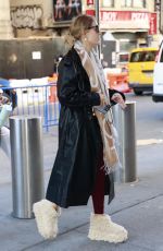 MEGHAN TRAINOR and Daryl Sabara Arrives at Madison Square Garden in New York 12/13/2024