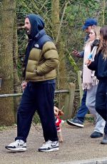 MELANIE CHICSOLM and Chris Dingwall Enjoying a Christmas Day Stroll in London 12/25/2024