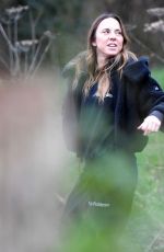 MELANIE CHICSOLM and Chris Dingwall Enjoying a Christmas Day Stroll in London 12/25/2024